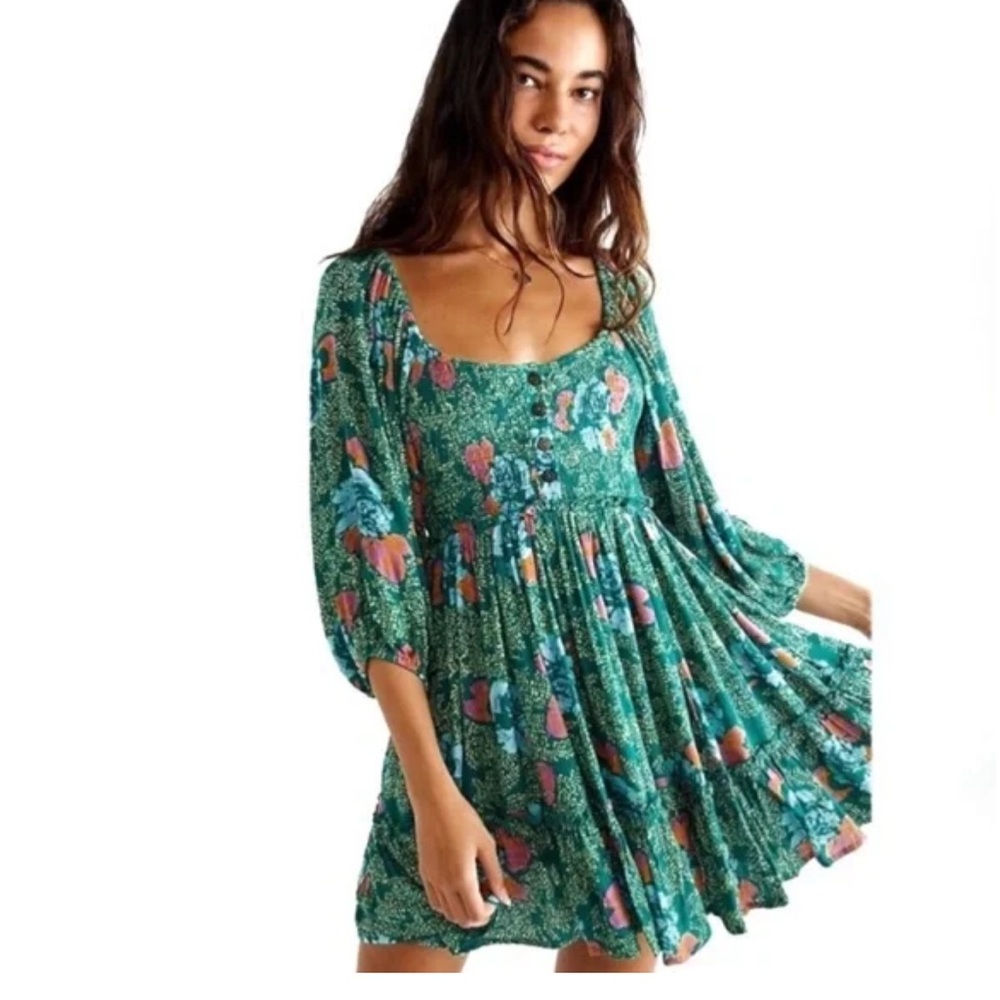 Colorful Patterned Dress - Picture 1 of 4